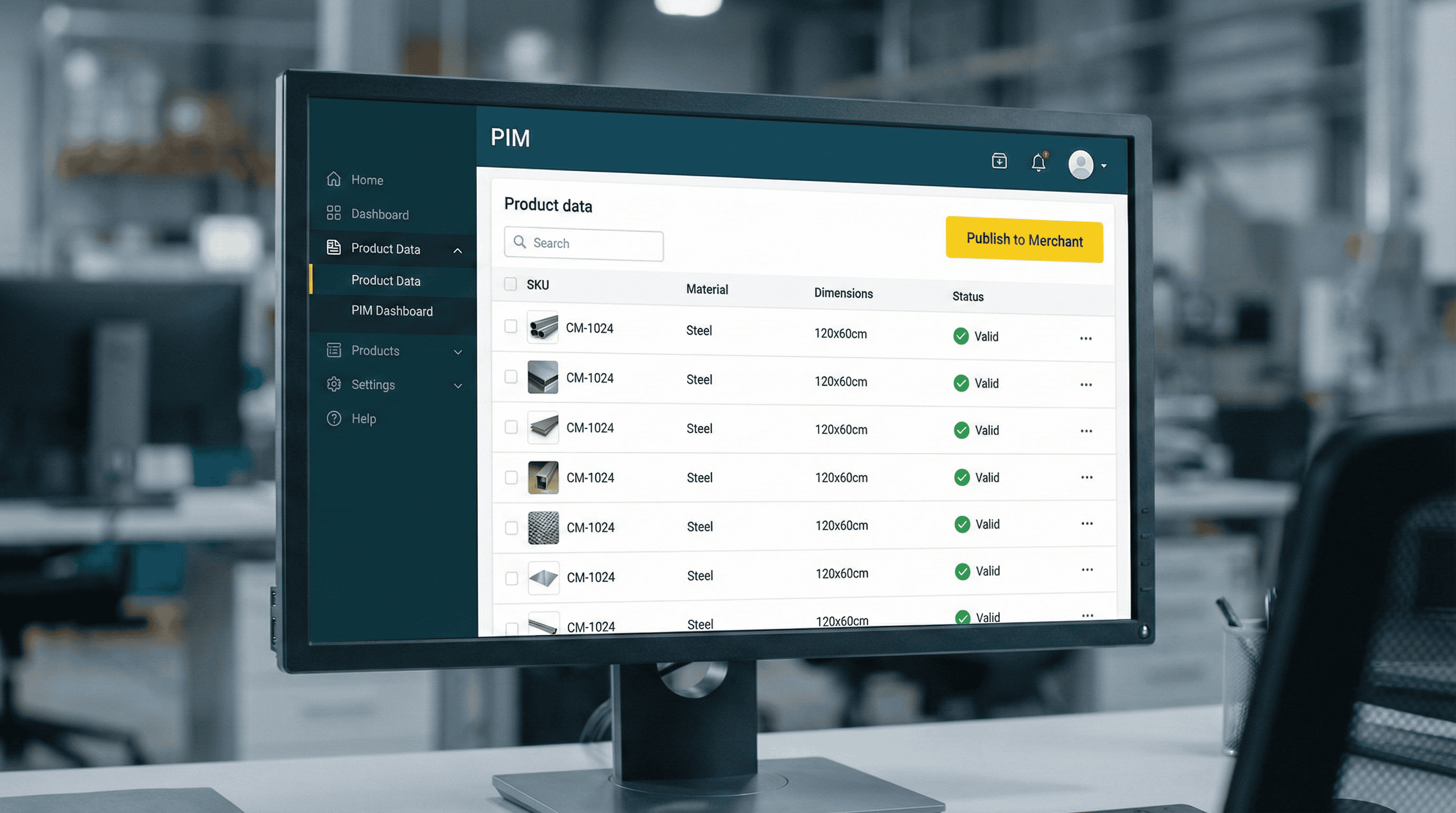 Trade E-commerce Dashboard and Data Structure